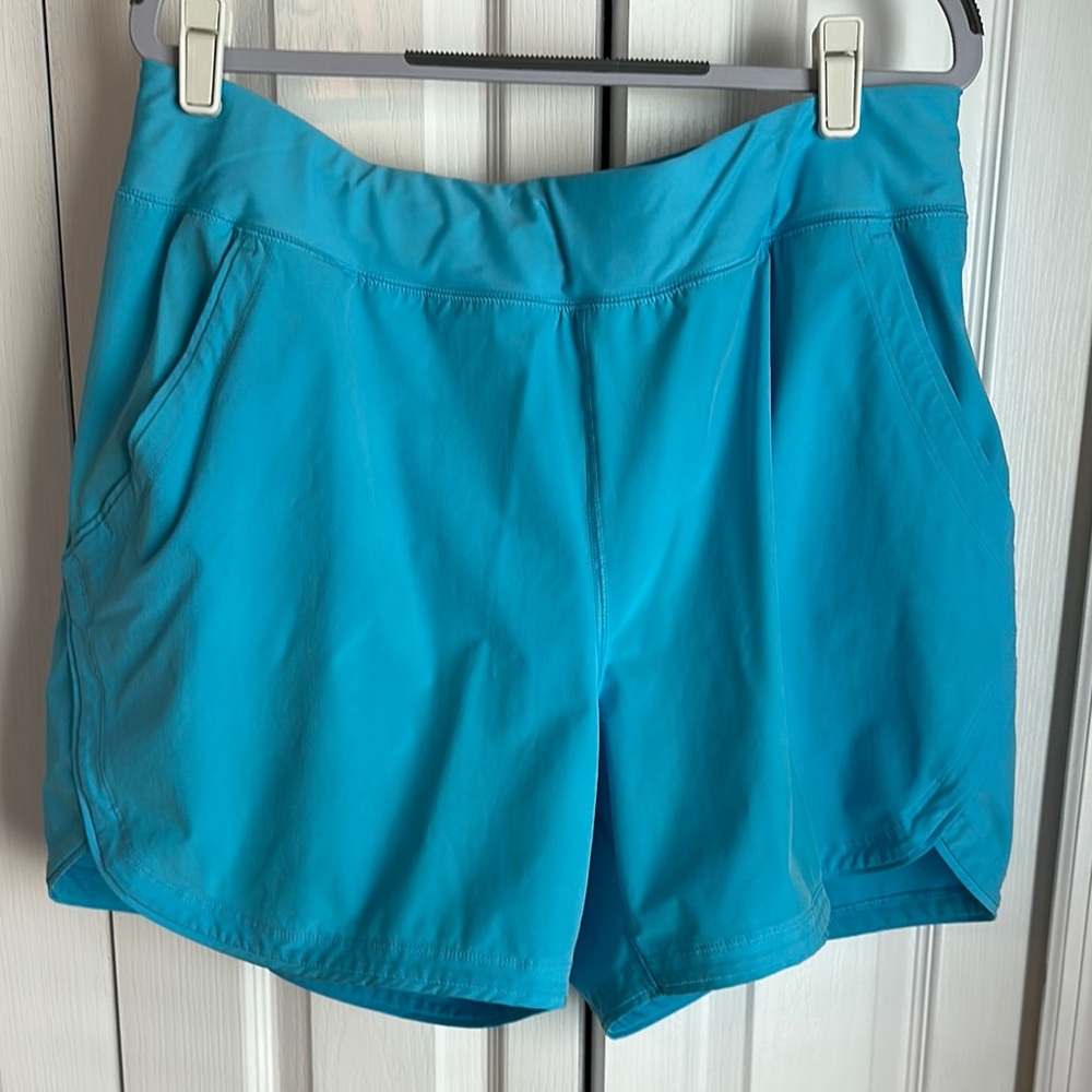 Women's Lands’ End Blue Board Shorts